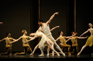 Maria Kochetkova and Davit Karapetyan in Tomasson's Caprice. © Erik Tomasson