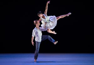 Ben Needham-Wood and Terez Dean in "Serenade for Strings" Photo by Keith Sutter